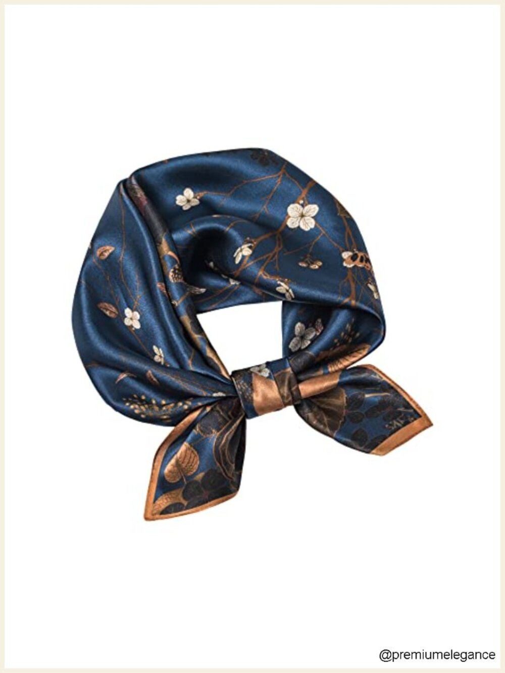 100% Mulberry Silk Square Scarf 25.6" Neckerchief Headscarf Gift